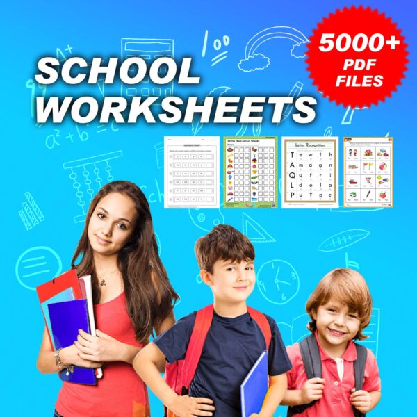 Ultimate Kids Worksheets Bundle